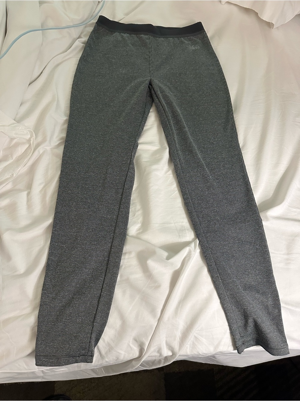 REI Gray Athletic leggings  Pants — Stretch Performance